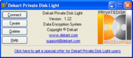 Dekart Private Disk Light screenshot